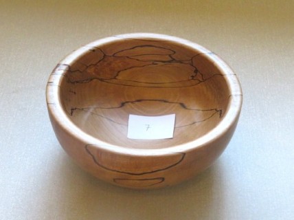 Spalted dish by Geoff Christie